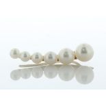 14ct Gold Ladies Pearl Ear Cuff