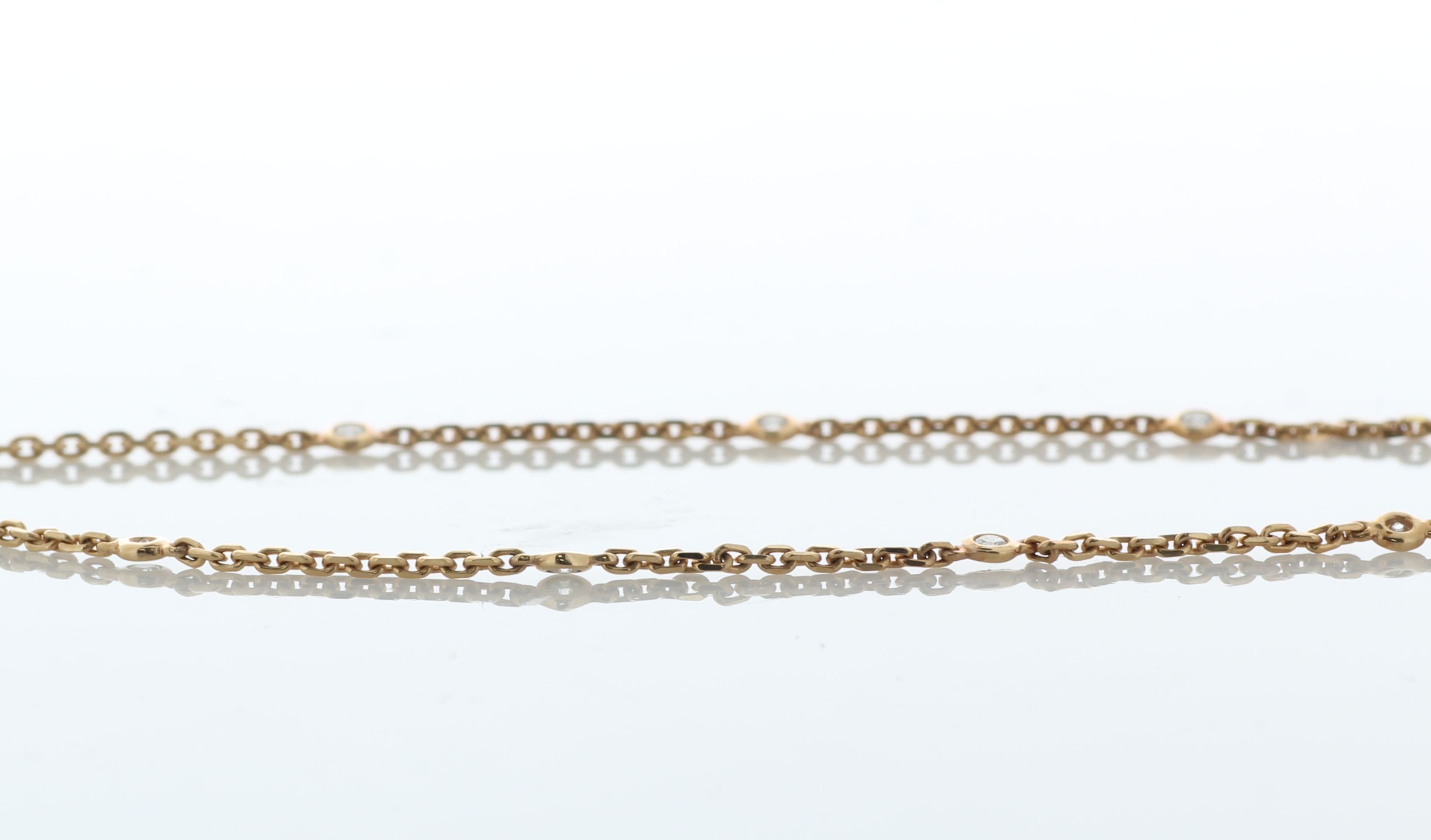 18ct Rose Gold Messika Diamond Anklet 0.25 Carats - Image 2 of 4