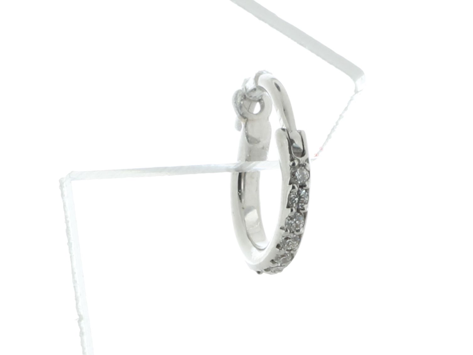 18ct White Gold Full Eternity Diamond Earring 0.25 Carats - Image 2 of 4