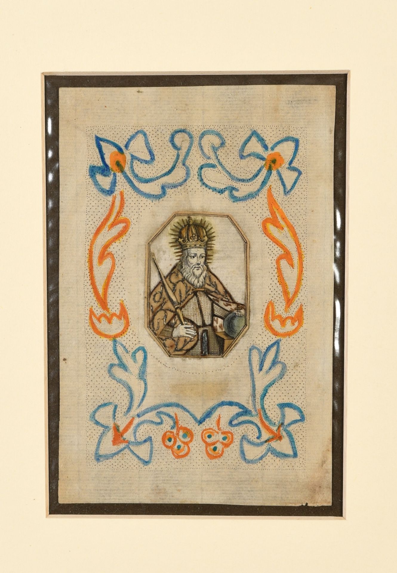 Heiligenbild "Bildnis eines Hl. Herrschers"