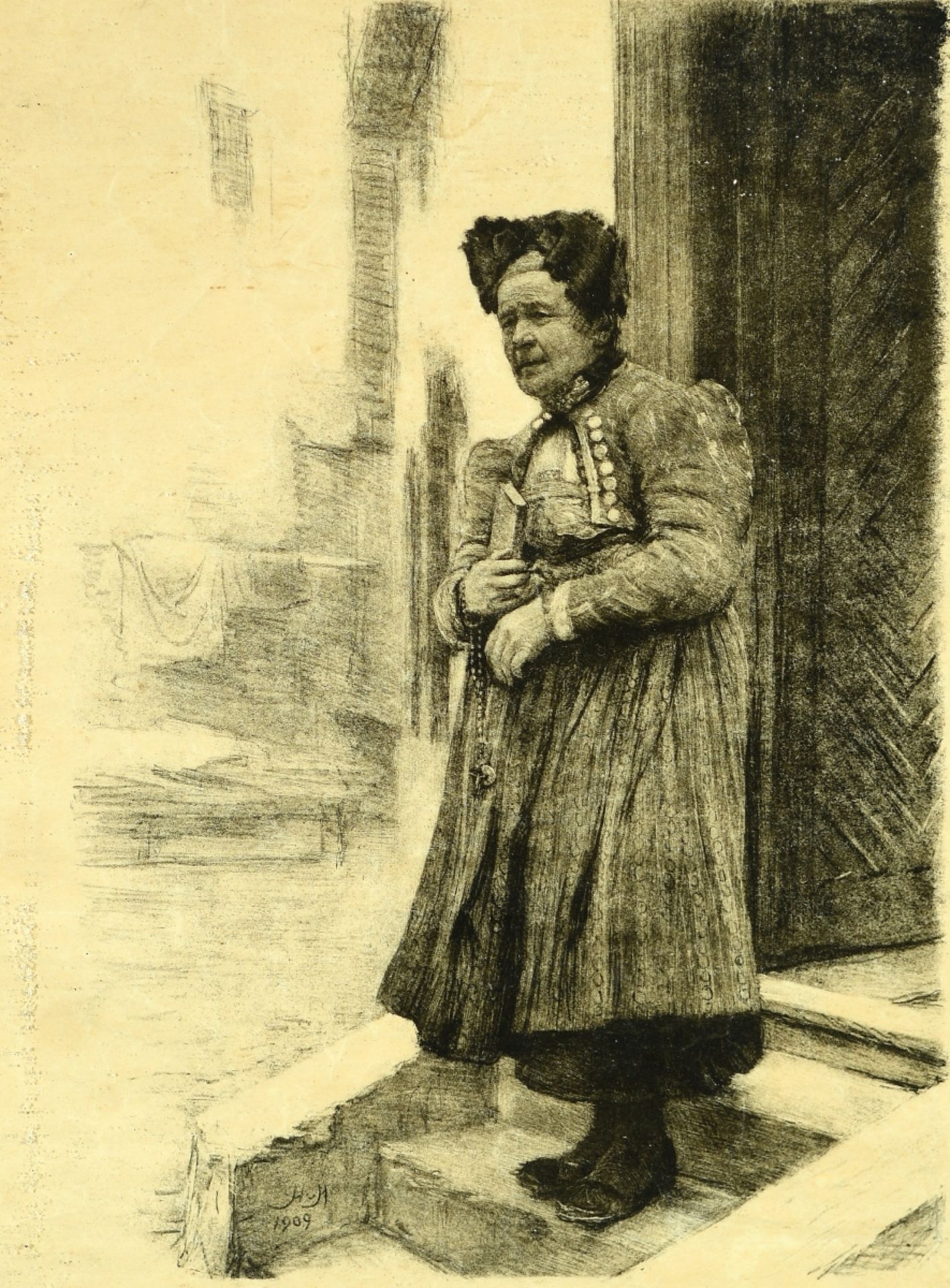 Herkomer, Hubert von, 1849 Waal/Landsberg - 1914 Budleigh Salterton/Devonshire - Bild 2 aus 2