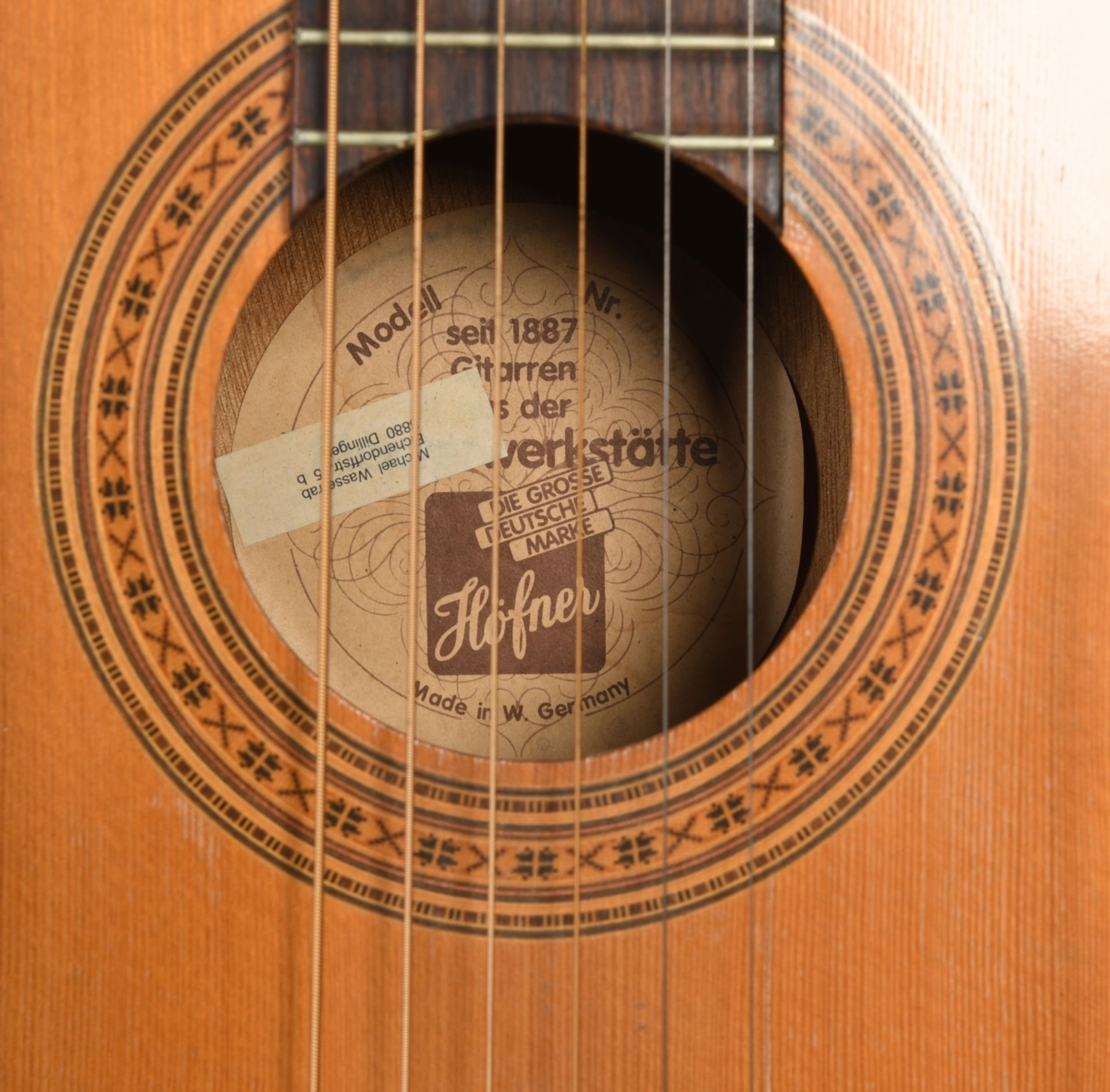 Gitarre "Höfner" - Modell HS33 - Bild 2 aus 2