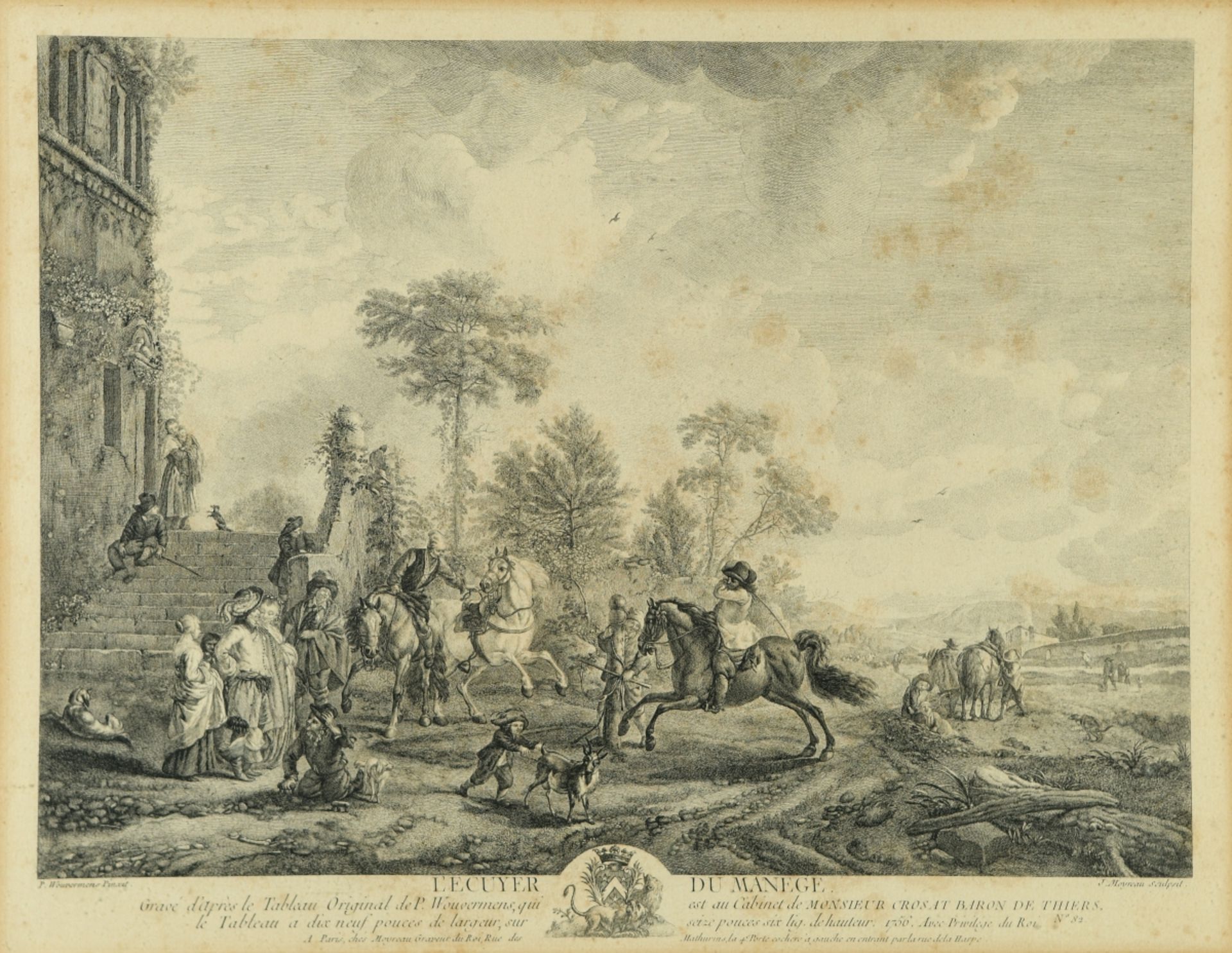 Moyreau, Jean, 1690 Orléans - 1762 Paris - Bild 4 aus 5