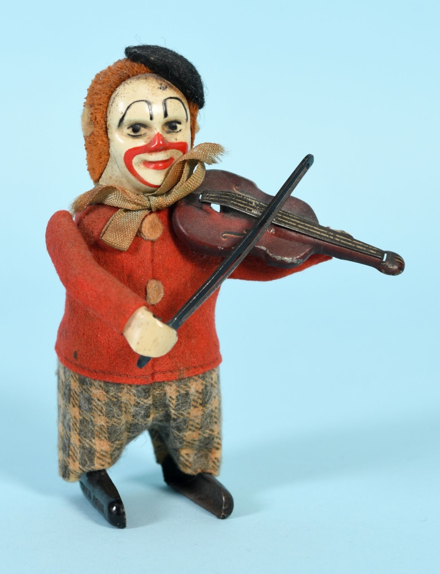 Schuco - Tanzfigur "Clown mit Geige"