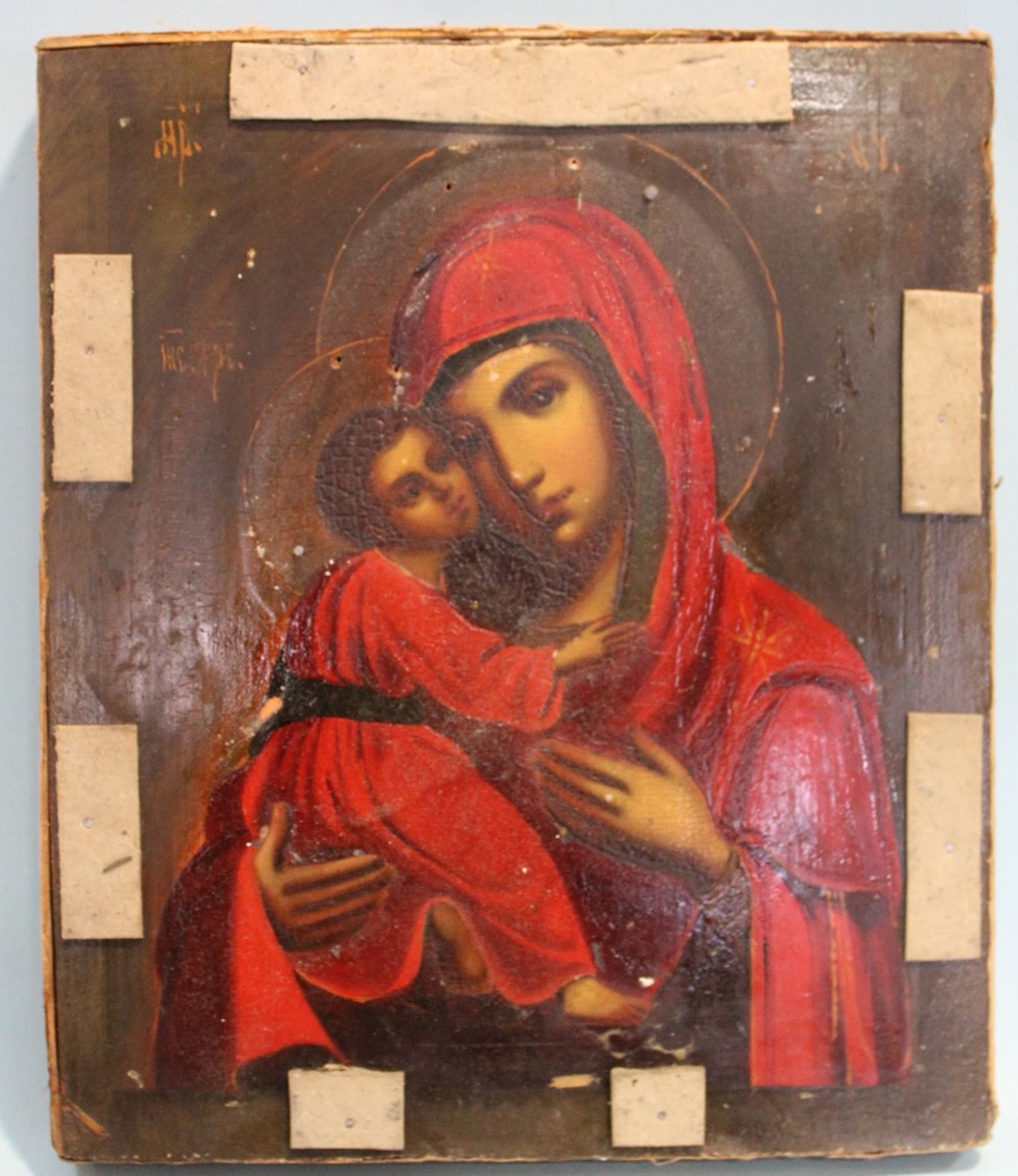Ikone "Muttergottes Wladimirskaja" - Bild 8 aus 16