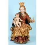 Thronende Madonna mit Kind