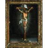 Hinterglasmalerei "Christus"