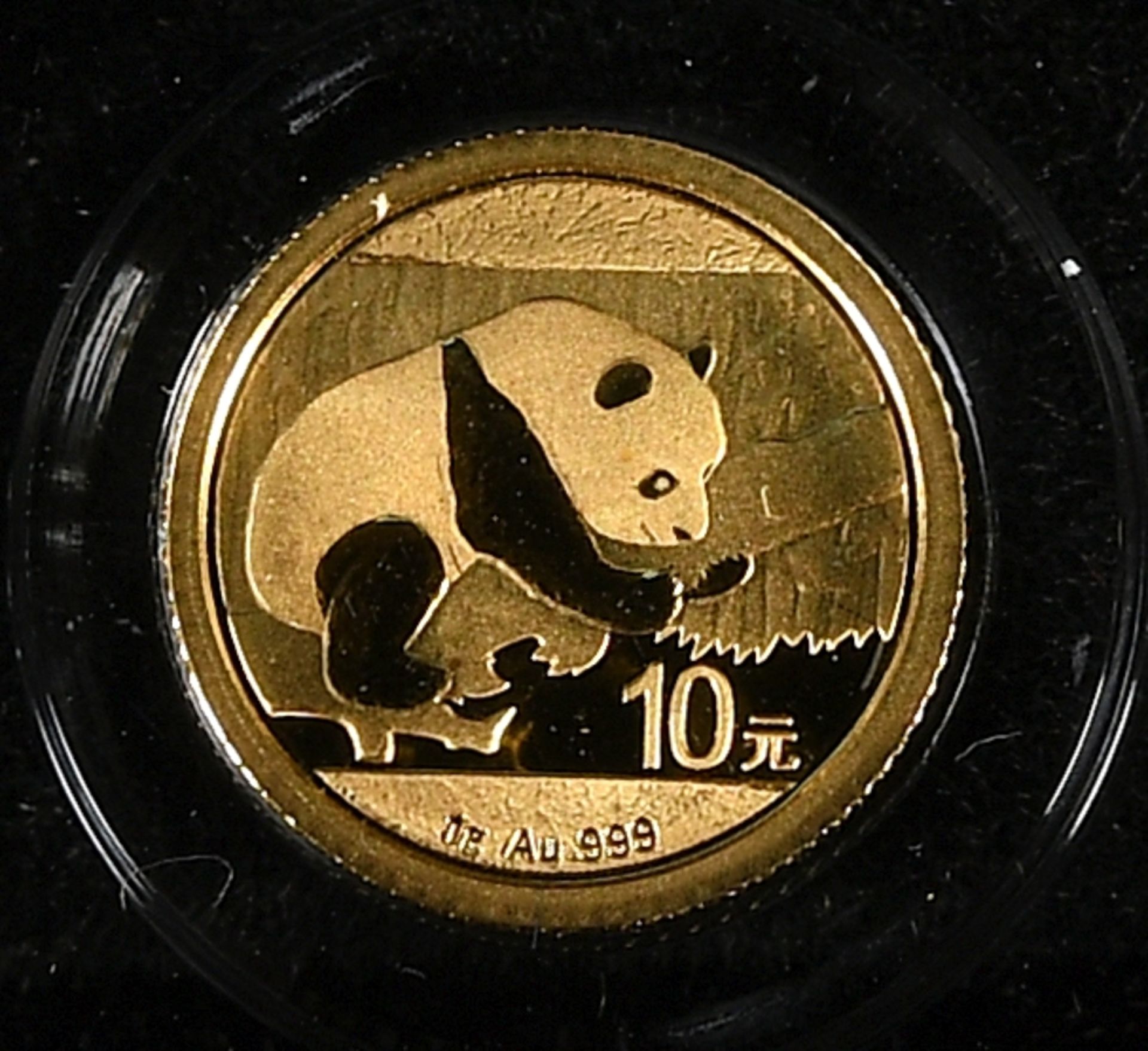 Münzen, 4 Stück - Goldmünzen "Gold Investment Panda Prestige Set 2016" - Image 3 of 5