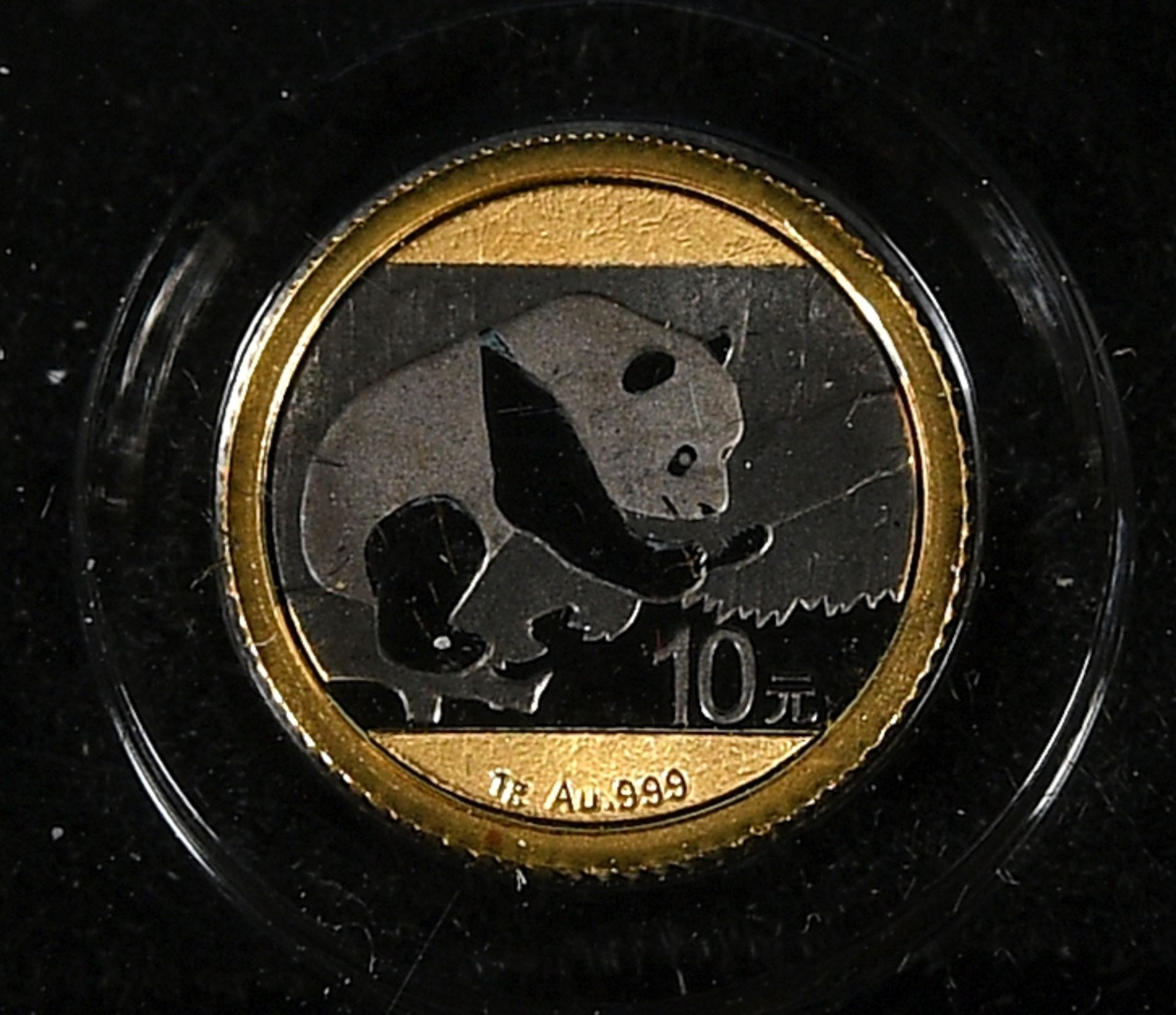 Münzen, 4 Stück - Goldmünzen "Gold Investment Panda Prestige Set 2016" - Image 5 of 5