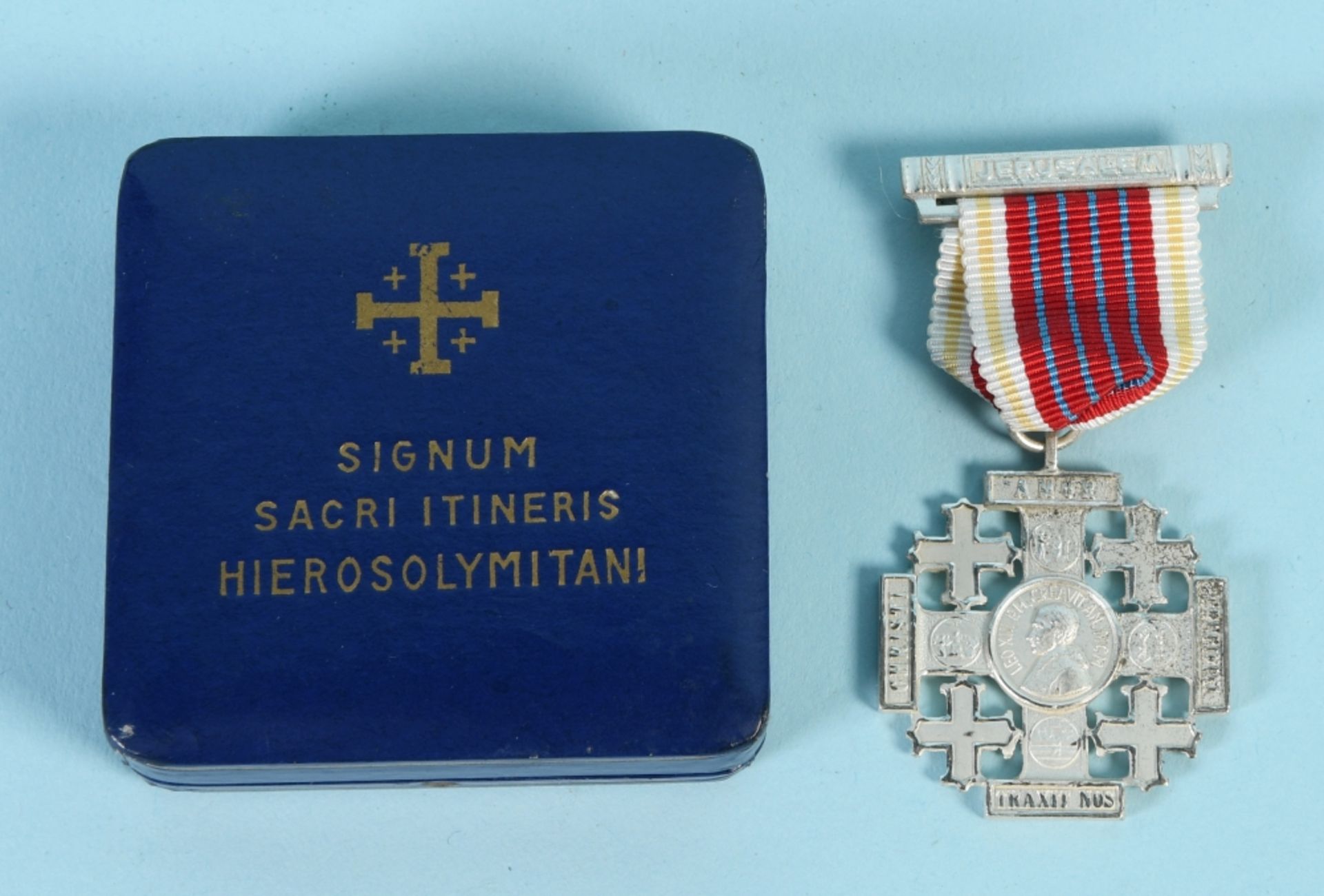 Pilgerkreuz - Jerusalemkreuz "Signum Sacri Itineris Hierosolymitani"