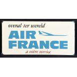 Emailleschild "Air France"