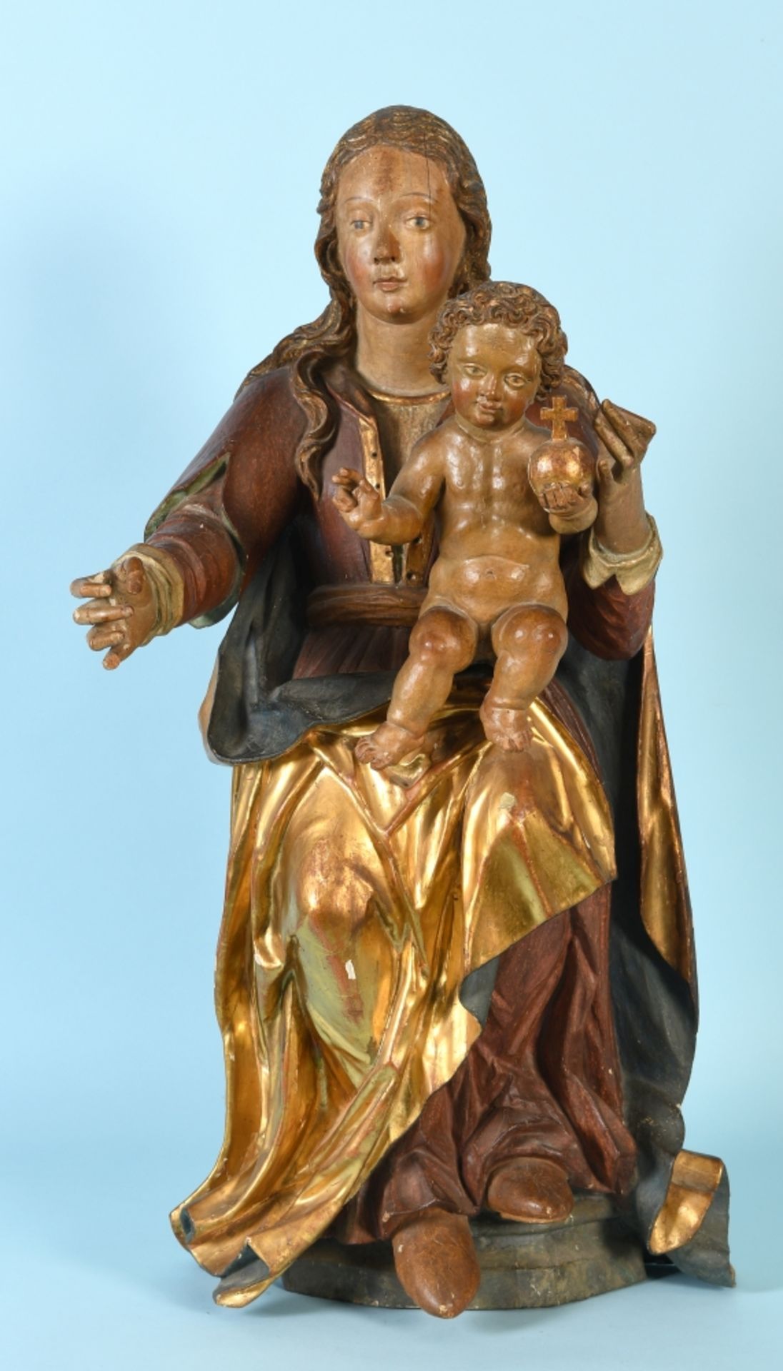 Sitzende Madonna mit Kind