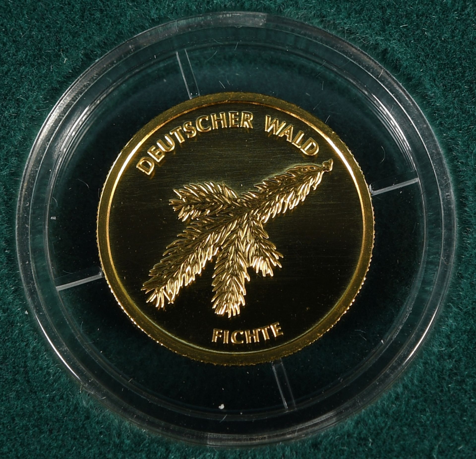 Münzen, 6 Stück - Goldmünzen "Deutscher Wald" - Bild 4 aus 8