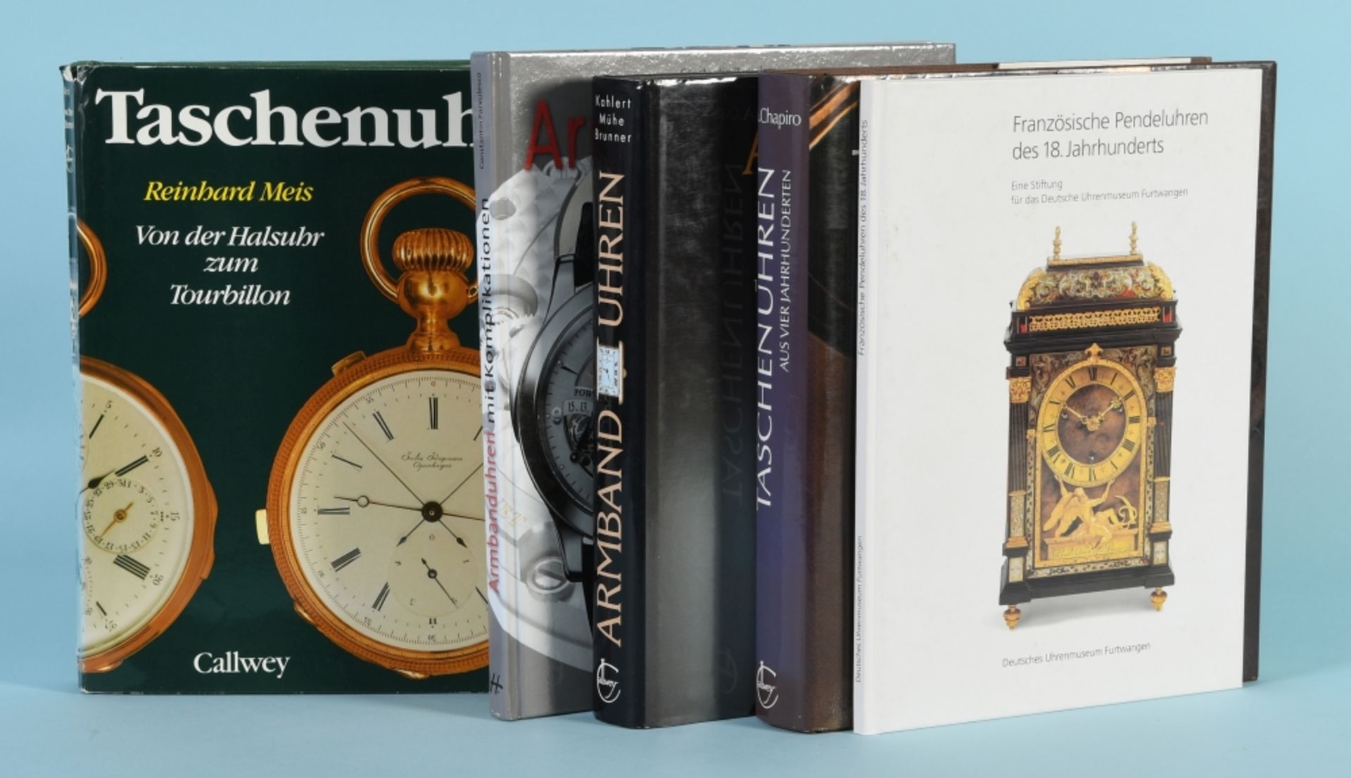 Bücher zum Thema "Uhren", 5 Stück