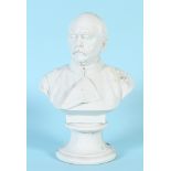 Figur - Büste des Otto von Bismarck "Schwerter Meissen"