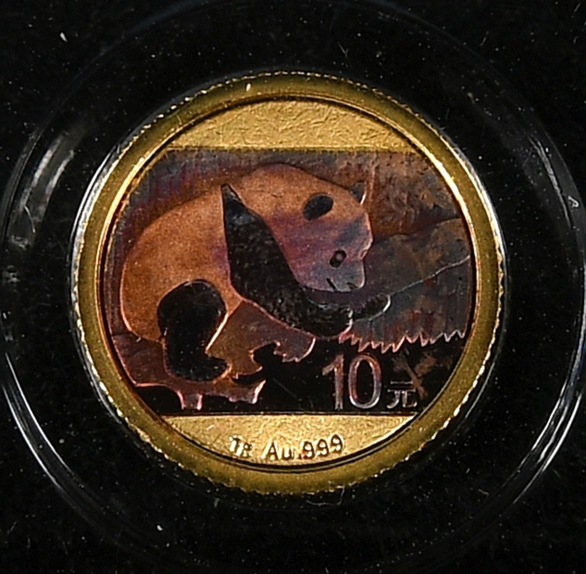 Münzen, 4 Stück - Goldmünzen "Gold Investment Panda Prestige Set 2016" - Image 4 of 5
