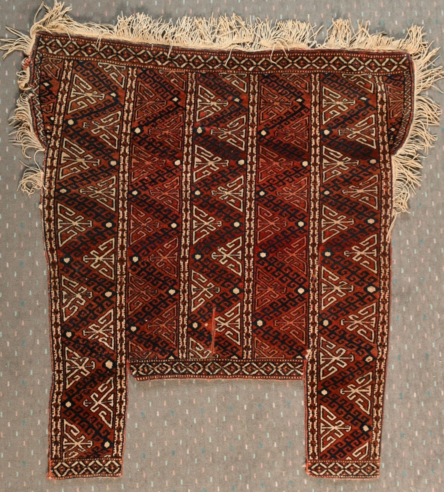 Tekke-Satteldecke, Türkmenien, 94 x 122 cm