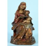 Thronende Madonna mit Kind