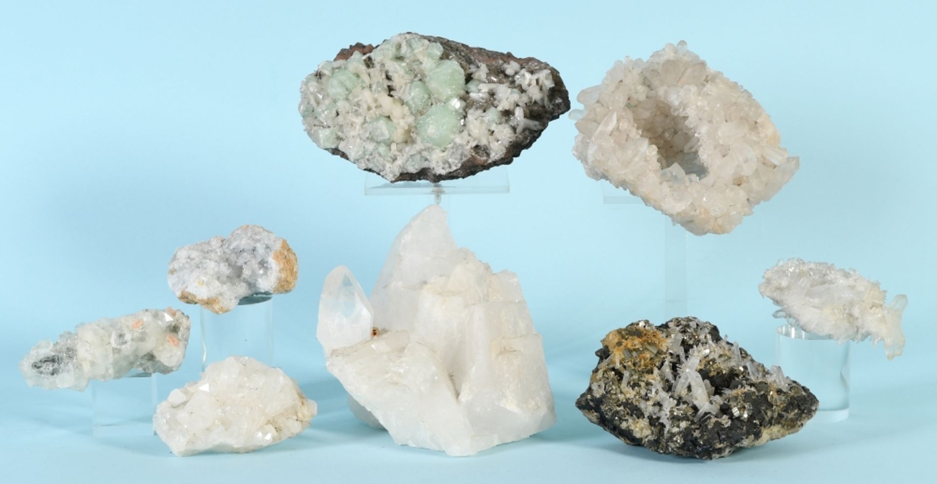 Mineralsteine, 8 Stück