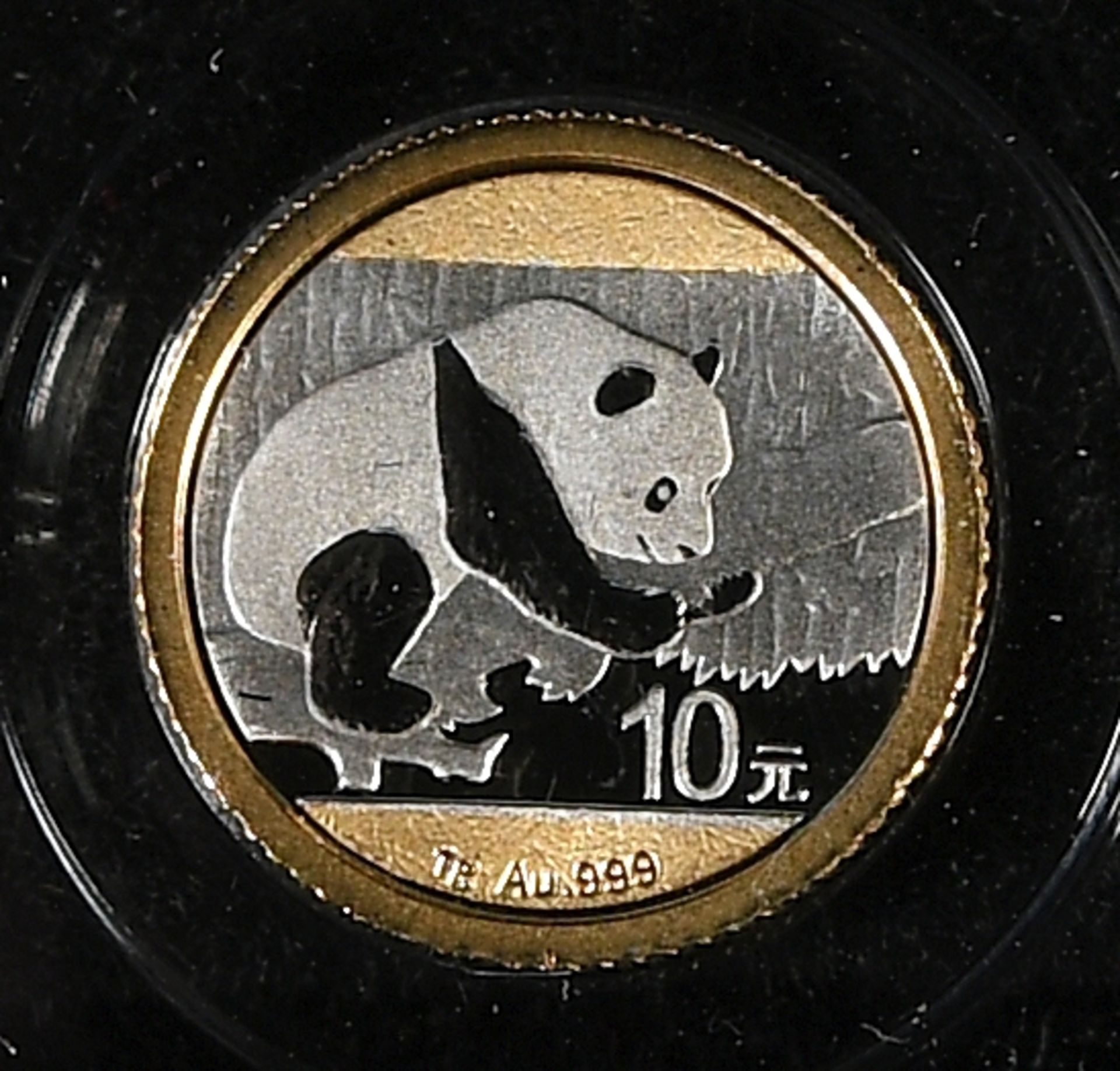 Münzen, 4 Stück - Goldmünzen "Gold Investment Panda Prestige Set 2016" - Image 2 of 5