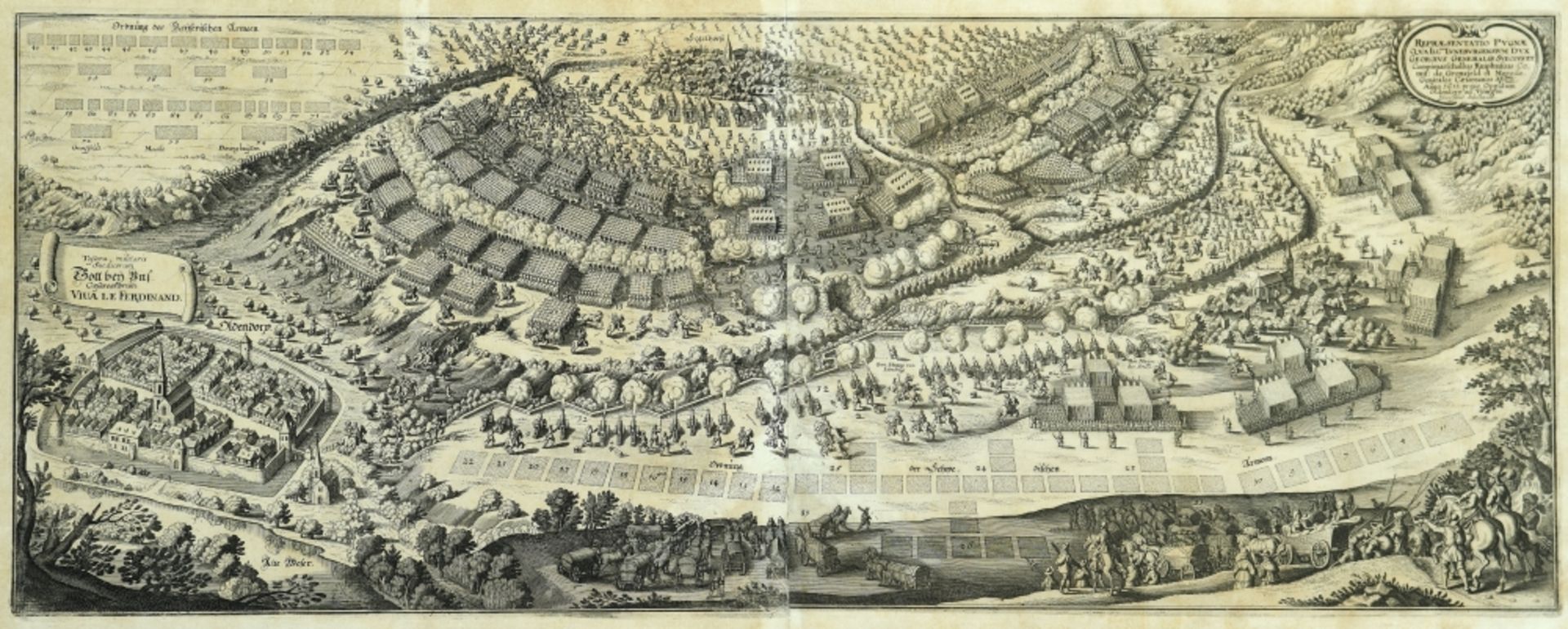 Hessisch Oldendorf - Schlachtaufstellung, 1633 - Image 2 of 2