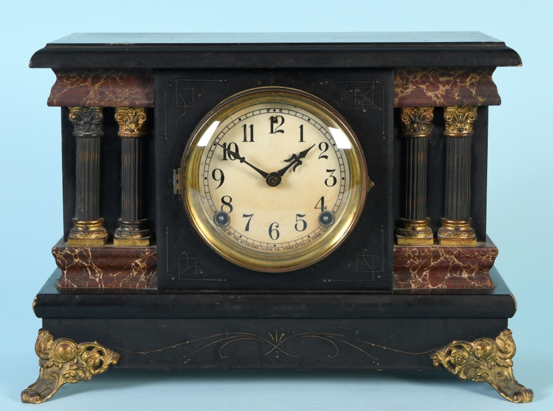 Tischuhr "The Sessions Clock Co., USA"
