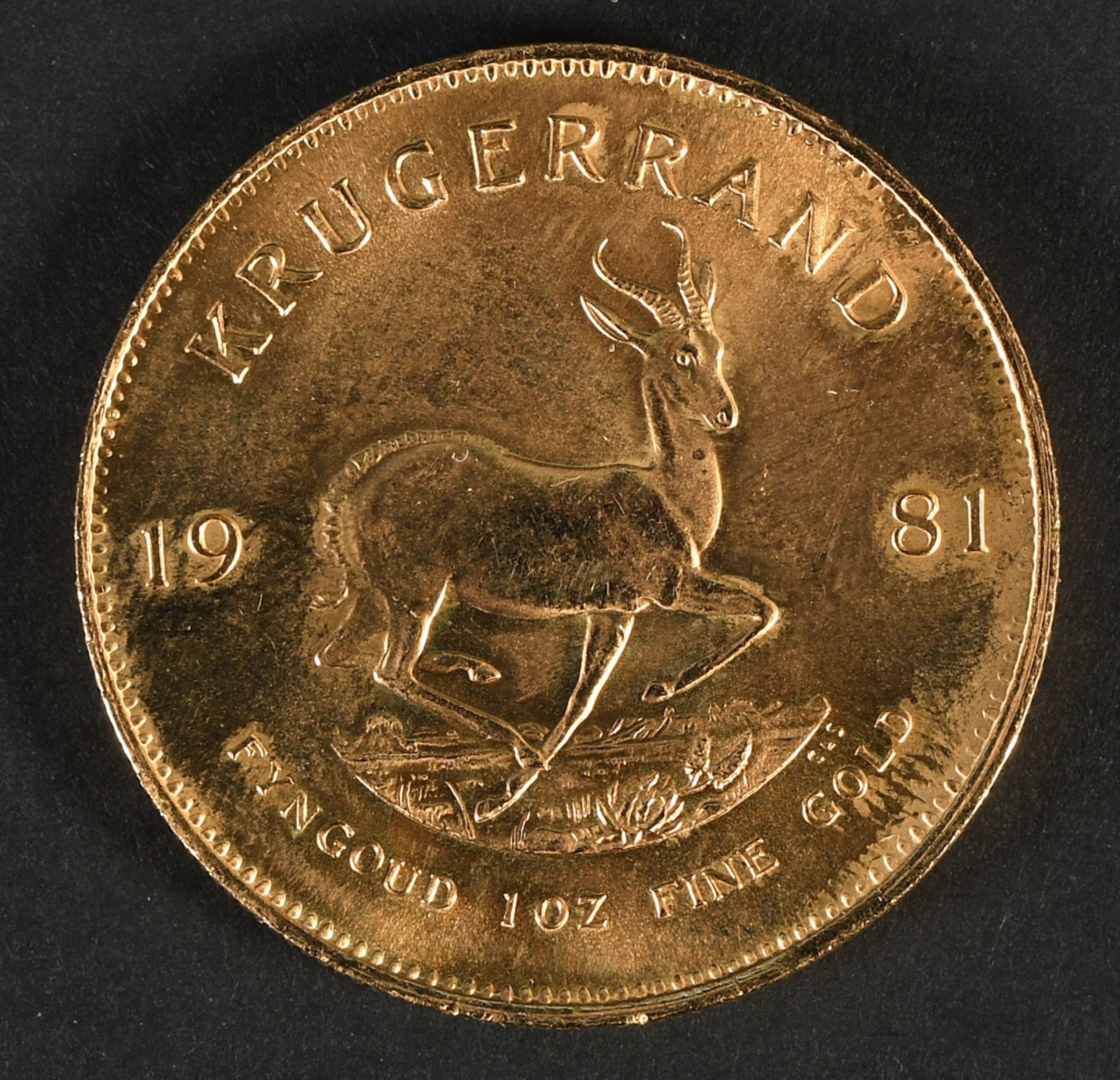 Münze - Goldmünze "Krügerrand 1981" - Bild 2 aus 3