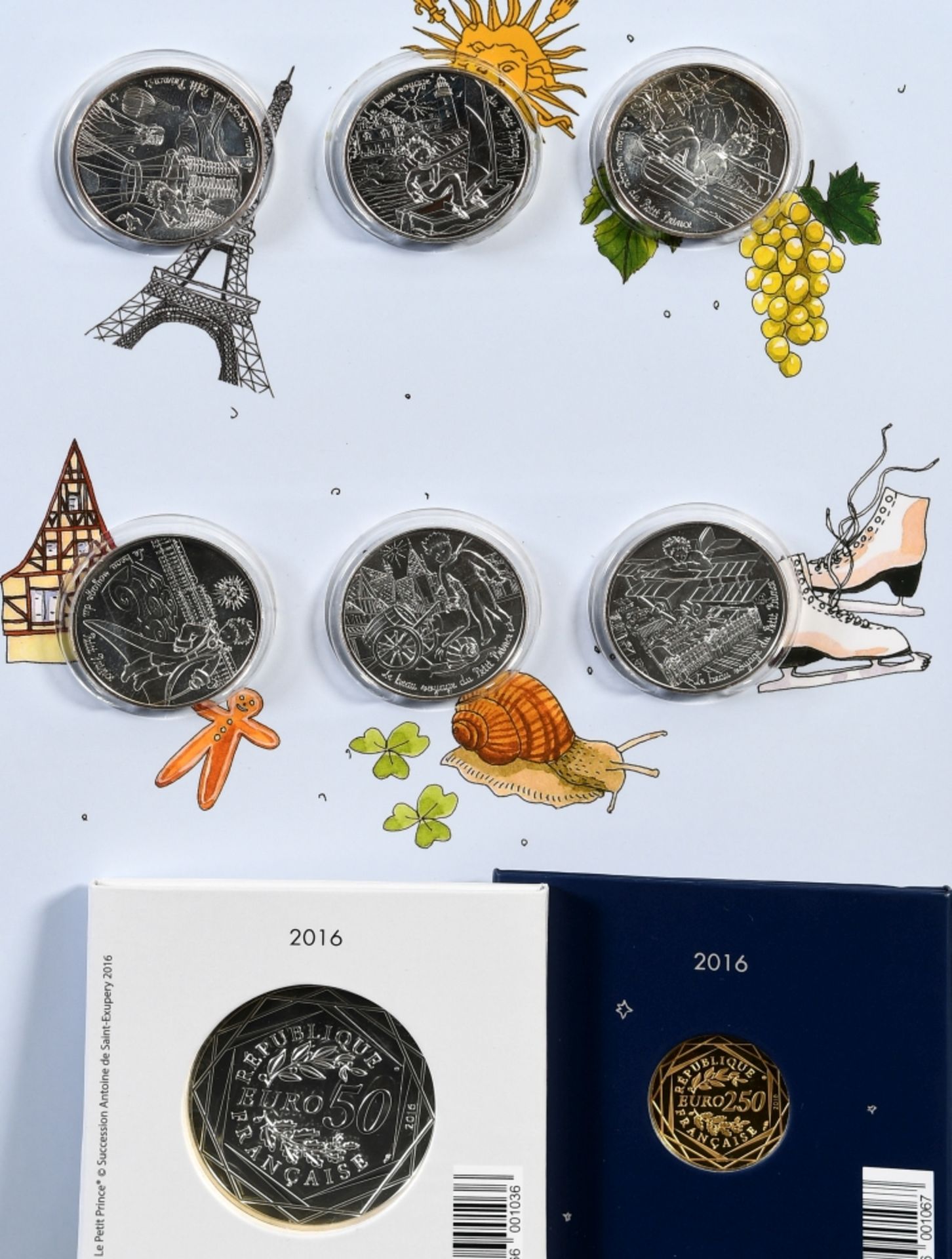 Münzen, 27 Stück - Gold- und Silbermünzen "Le Petit Prince" - Bild 4 aus 7