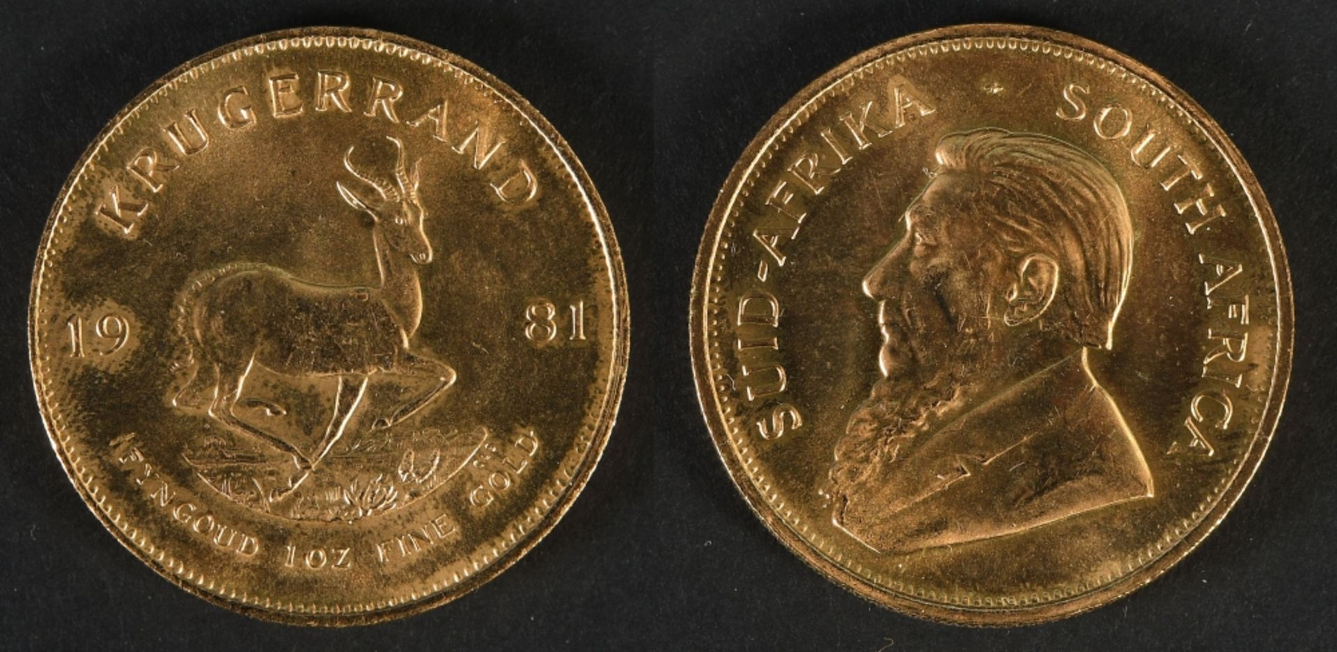 Münze - Goldmünze "Krügerrand 1981"