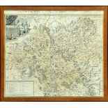 Landkarte "La comte de Glatz avec le Principaute de Munsterberg"