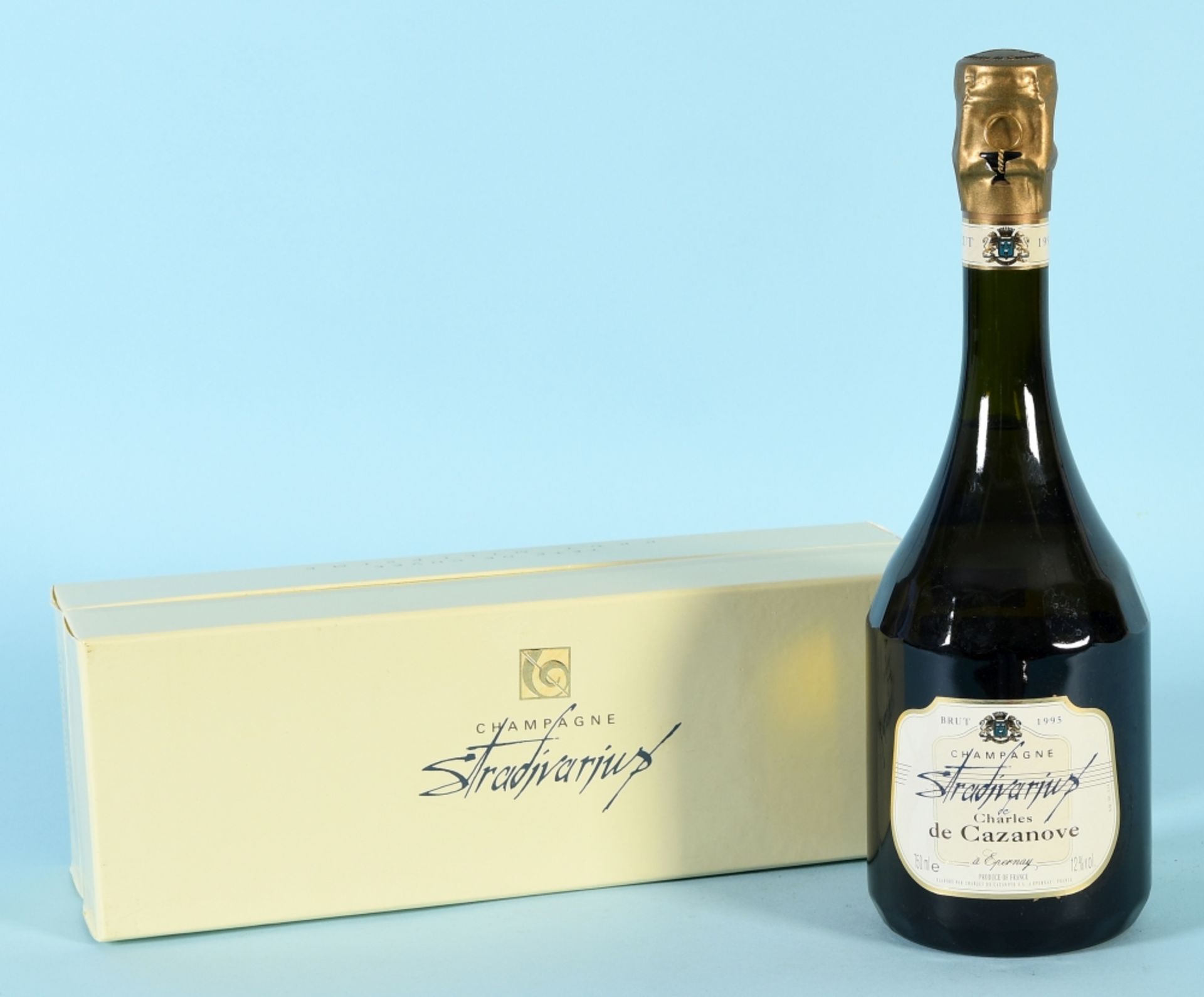 Champagner "Stradivarius de Charles de Cazanove, 1995" - Bild 2 aus 2