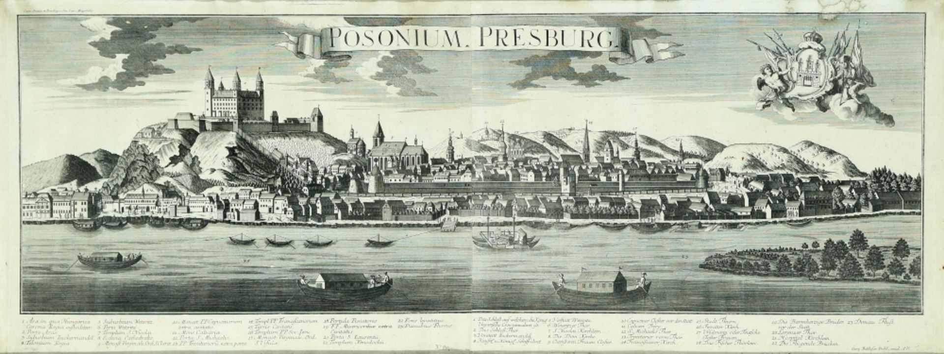 Posonium (Pressburg), Gesamtansicht - Image 2 of 2