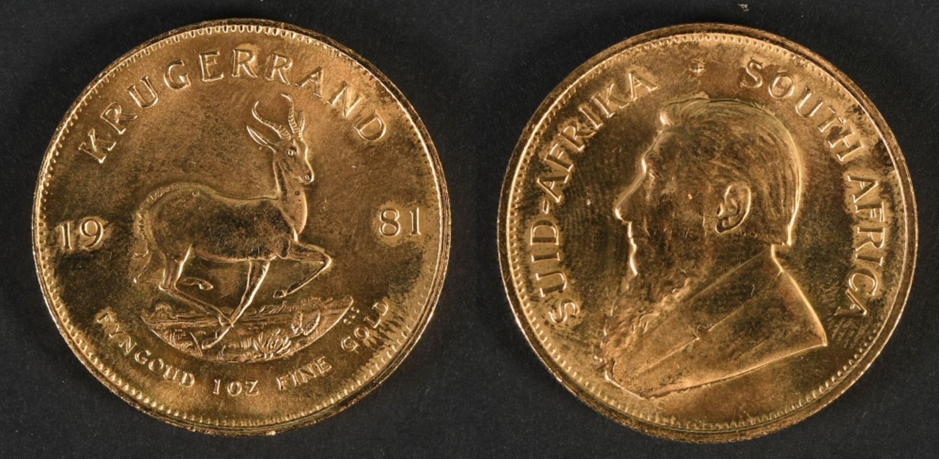 Münze - Goldmünze "Krügerrand 1981"