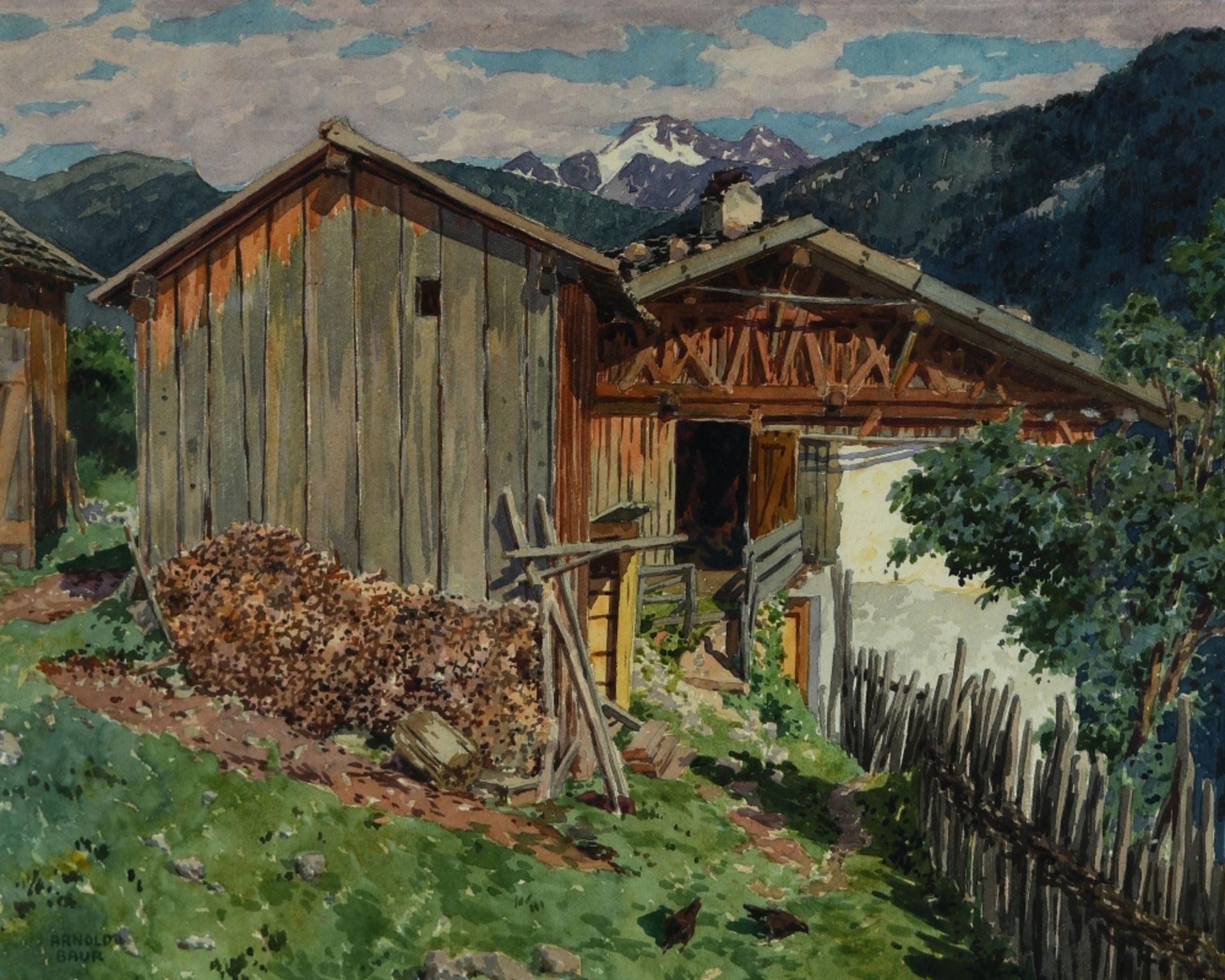 Baur, Arnold, 1869 Basel - 1947 Prien/Chiemsee - Bild 2 aus 2