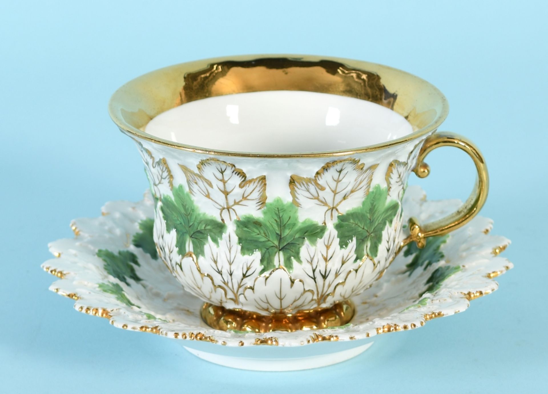 Tasse mit Untertasse "Schwerter Meissen" - Image 2 of 2