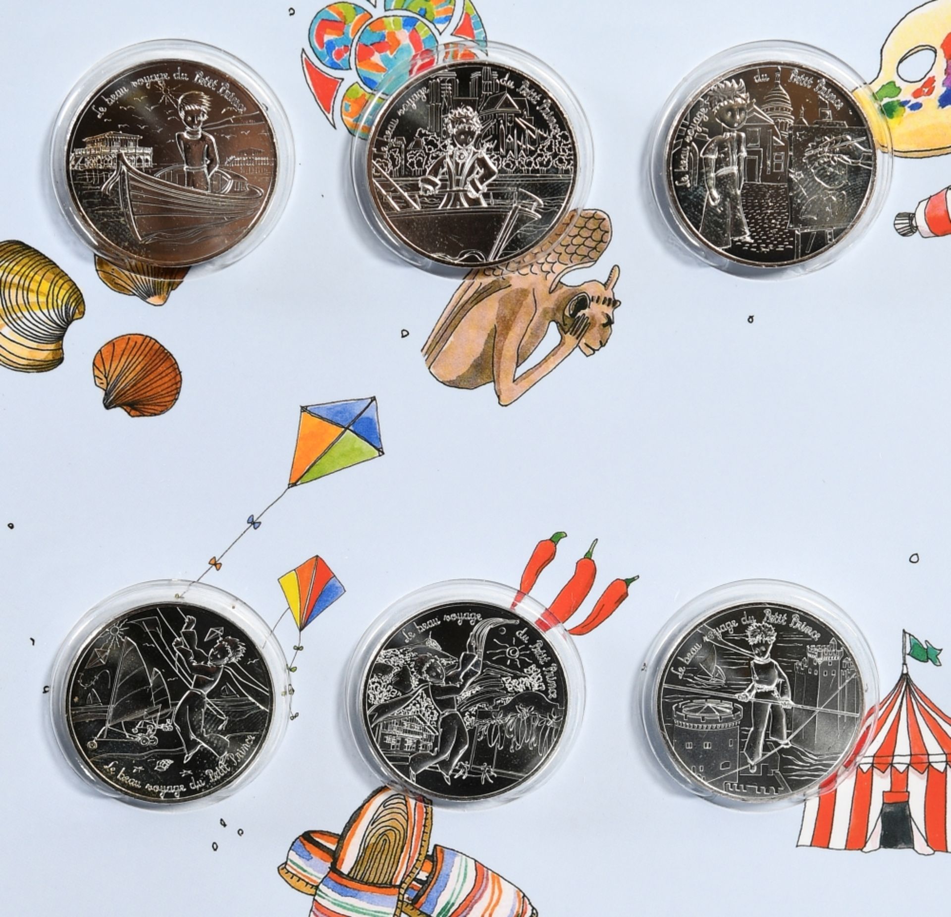 Münzen, 27 Stück - Gold- und Silbermünzen "Le Petit Prince" - Bild 2 aus 7