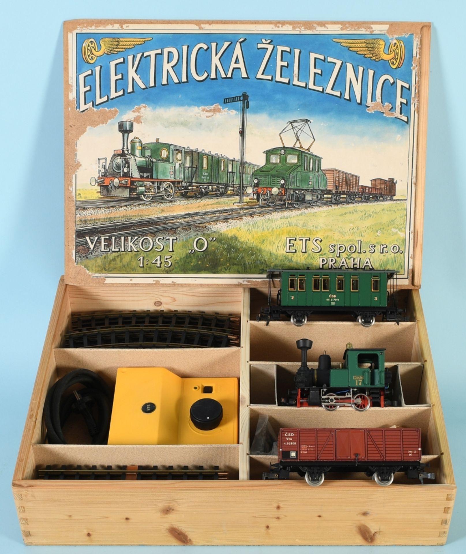 Modellbahnkasten "ETS Praha - Elektrická Zeleznice"