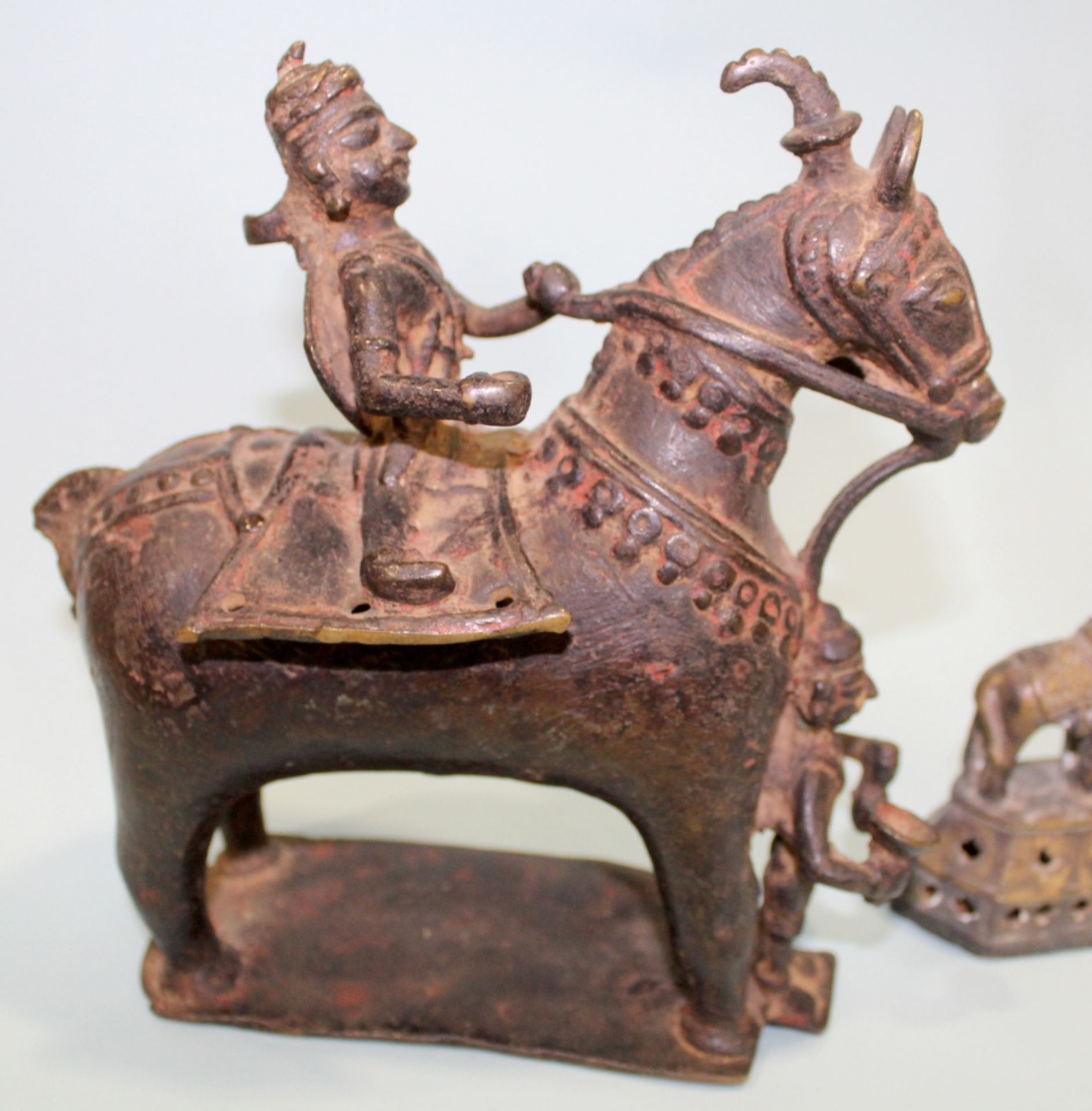 Indische Figuren, 3 Stück - Bild 3 aus 6