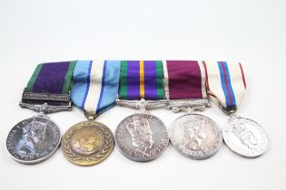 ERII Mounted Medal Group // C.S.M - Northern Ireland & Long Service Named - 24134358 PTE. (CPL on