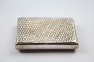 Antique / Vintage .950 Silver Rectangular Snuff Box (27g) // XRF TESTED FOR PURITY Diameter - 5.