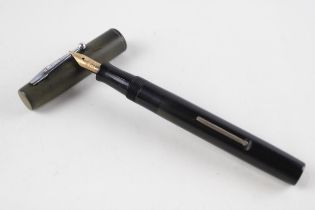 Vintage WATERMAN Ideal Brown Fountain Pen w/ 14ct Gold Nib WRITING // Dip Tested & WRITING In