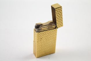 S.T DUPONT Paris Gold Plated Cigarette Lighter - 11DLF47 (105g) // UNTESTED In previously owned