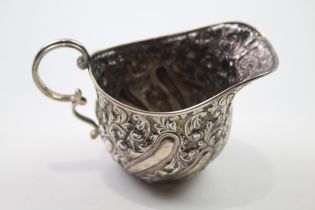 Antique Victorian Hallmarked 1893 Birmingham Sterling Silver Cream Jug (56g) // Maker - George