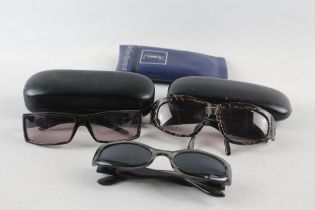 Collection of Designer Sunglasses Inc Gucci, YSL Etc x 3 // Items are in previously owned