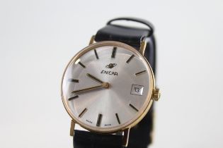 ENICAR Gents Gold Plated WRISTWATCH Hand-wind WORKING // ENICAR Gents Gold Plated WRISTWATCH