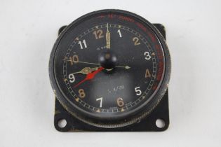 S. SMITHS & SONS MKII 8 Day Air Ministry WWII Pilots COCKPIT CLOCK Hand-wind // S. SMITHS & SONS