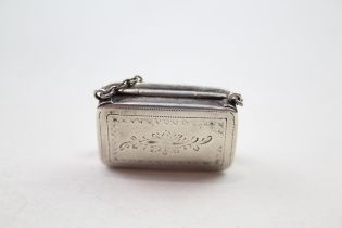 Silver Georgian vinaigrette (9g)