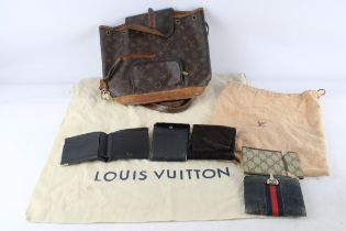 6 x Assorted Designer Handbags / Purses Inc Vintage Gucci, Louis Vuitton Etc // Items are in