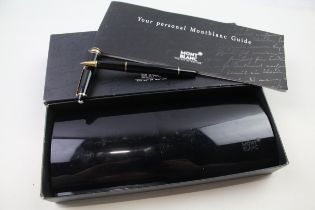 Montblanc Meisterstuck Black Cased Rollerball Pen Original Box // UNTESTED II1565223 In previously