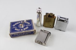 5 x Quality Vintage Lighters Inc 'THE ROLLS' Elstralite McMurdo & Parker Beacon // 5 x Quality